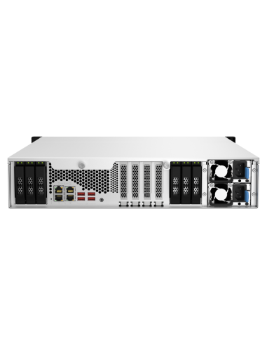 QNAP 18-bay 2U NAS, Intel Xeon E-2334, 16GB...