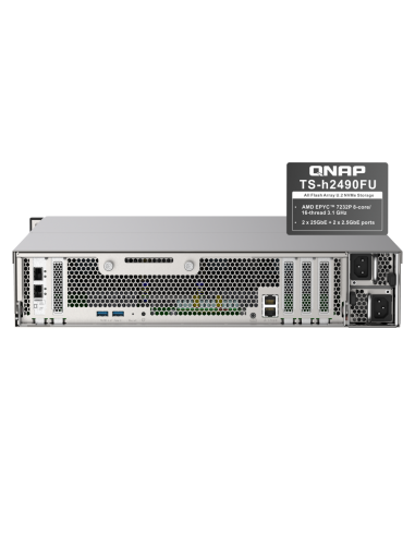 QNAP NAS 24 bahías en flash NVMe AMD EPYC 7302P...