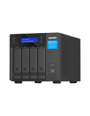 QNAP 4-bay QuTS hero NAS, Intel Pentium Gold...
