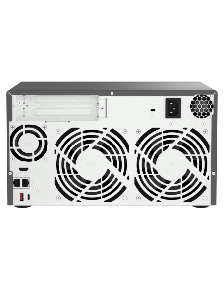 QNAP 8-bay QuTS hero NAS, Intel Core i5, 32GB DDR4, 8x2.5/3.5 SATA, 2x2.5GbE, M.2 PCIe Gen4 x4, HDMI, 250W PSU