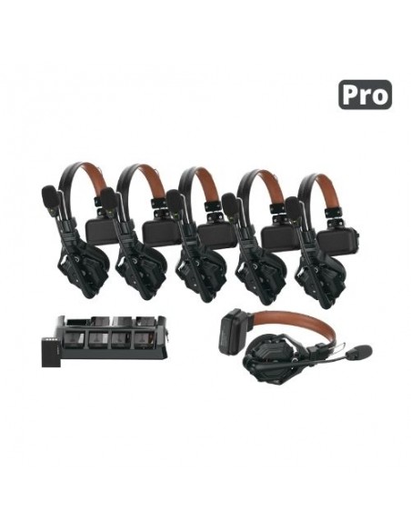 Hollyland Solidcom C1 PRO Intercom Inalámbrico Full Duplex con 6 auriculares