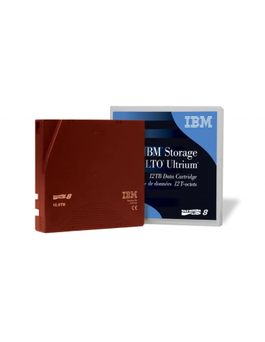 IBM LTO-8 Ultrium (BaFe) 12TB/30TB - Sin Etiqueta