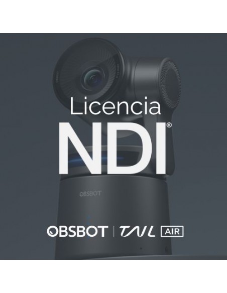 OBSBOT Licencia NDI para 1 cámara OBSBOT Tail Air y Tail 2. Licencia Digital.