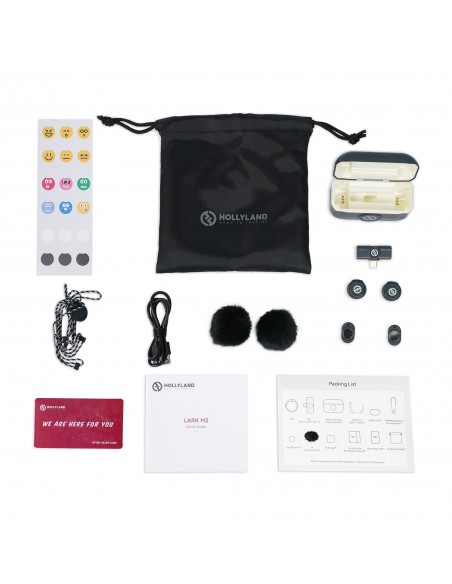 Hollyland LARK M2 DUO Android USB-C Color Negro