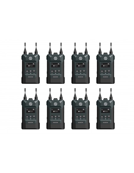Hollyland Solidcom M1-8B. Intercom Audio con 8 petacas. 450m Double Headset