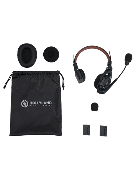 Hollyland Solidcom C1 PRO. Auricular REMOTO Cancelación Ruido con 2 baterías