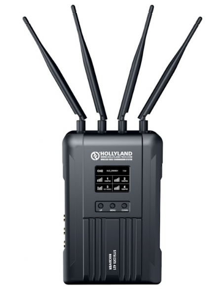 Hollyland Syscom421-4. Sistema de 4 emisores /1 receptor 600m alcance. Streaming RTSP, Intercom. etc