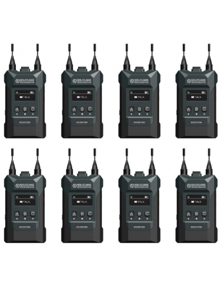 Hollyland Solidcom M1-8B. Intercom Audio con 8 petacas. 450m