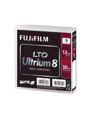 FUJIFILM Ultrium LTO-8 (BaFe) WORM etiquetado 12TB/30TB secuencia a medida