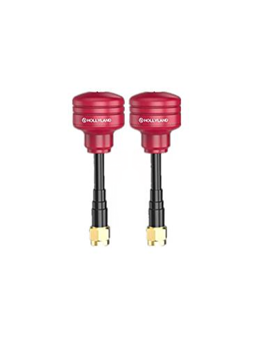 Hollyland Lollipop Antena para sistema de transmisión de vídeo inalámbrico pack de 2 (Rojo)