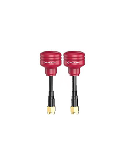Hollyland Lollipop Antena para sistema de transmisión de vídeo inalámbrico pack de 2 (Rojo)