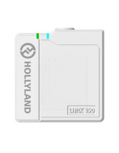 Hollyland LARK 150 Color Blanco Kit 1 Emisor, Micrófono Inalámbrico y paravientos. 100m
