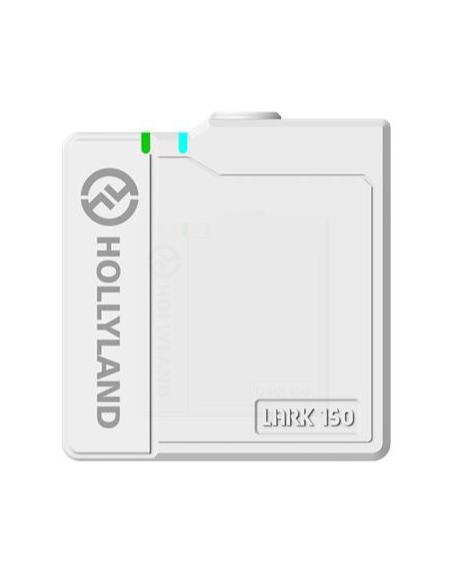 Hollyland LARK 150 Color Blanco Kit 1 Emisor, Micrófono Inalámbrico y paravientos. 100m