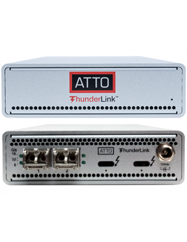 ATTO ThunderLink FC 3322 Thunderbolt 3 to 32 Gb/s Fiber Channel