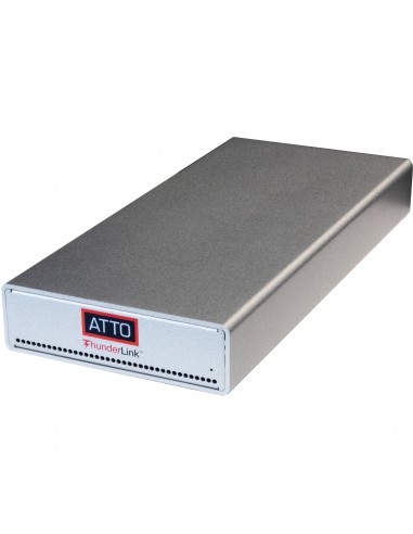 ATTO ThunderLink® FC 3162 (SFP+) 40Gb/s Thunderbolt™ 3 (2-port) to 16Gb/s FC (2-port)