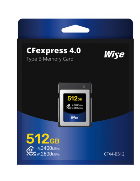 Wise Tarjeta de memoria 512GB CFexpress 4.0 Type B