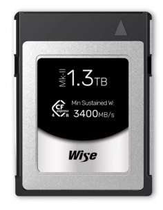 Wise Tarjeta de memoria 1.3TB CFexpress 4.0 Type B PRO Mk-II