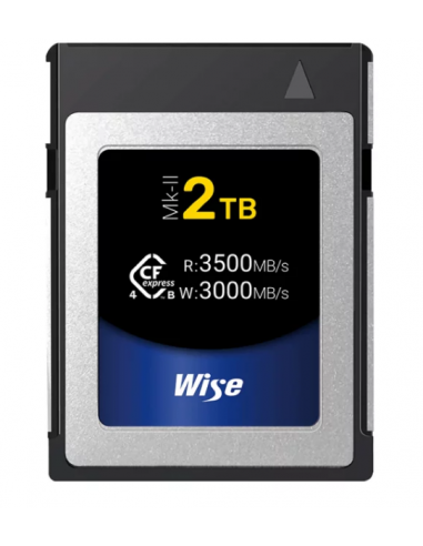 Wise Tarjeta de memoria Advanced 2TB CFexpress 4.0 Type B Mk-II Memory Card