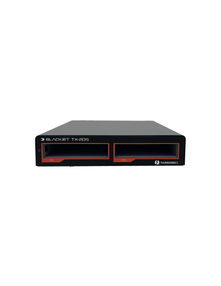 Blackjet TX-2DS Thunderbolt 3 2-Bay Cinema Dock w/DX-1M