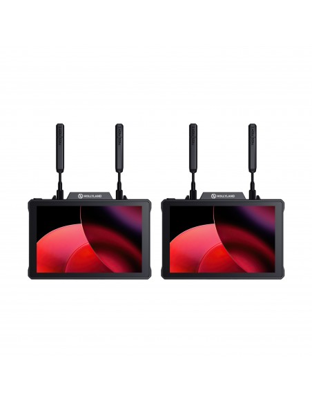 Hollyland Kit 2 monitores Pyro 7 con estuche y accesorios