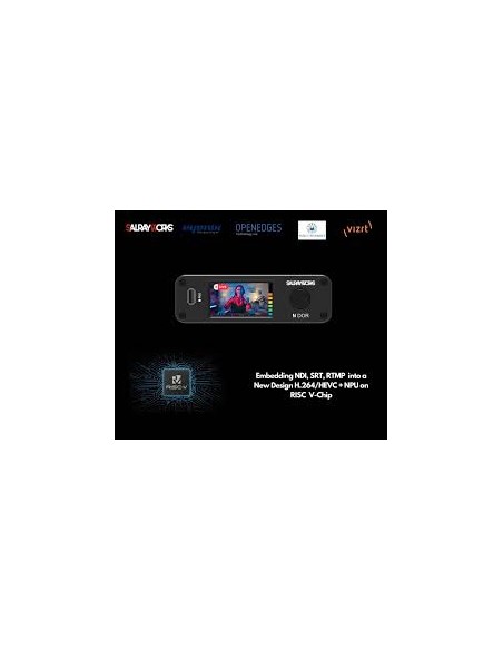 SalrayWorks N DOR H.264/HEVC encoder, streamer, and recorder capable of NDI HX2/3, SRT, RTMP