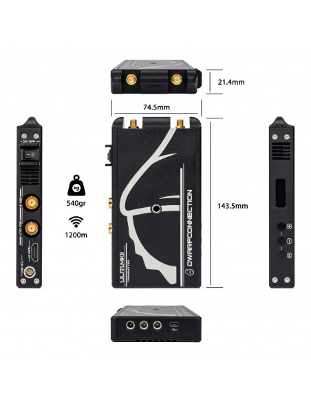 Dwarf Connection DC.LINK-ULR1.MKII WHDI Set - NO PowerSupplies