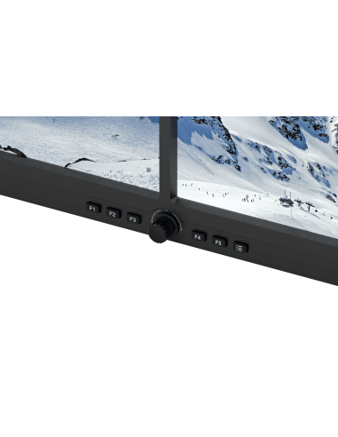 Konvision 2 x 10.1" 4K Dual Rackmount LCD...