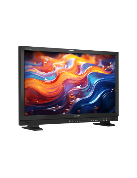 Konvision 24 Inch 4K 12G-SDI HDR IP Monitor 1000 Nits high brightness Support ST2022-7, NMOS control