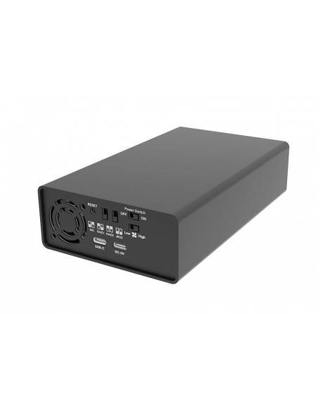Stardom 2 Bay UR2-B32 M.2 NVMe SSD Hardware RAID  External Storage with USB 3.2 Gen 2 C-A cable x 1,