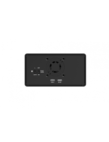 Stardom 2 Bay UR2-B32+ LCD display of  M.2 NVMe...