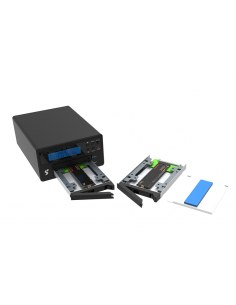 Stardom 2 Bay UR2-B32+ LCD display of  M.2 NVMe SSD... 2