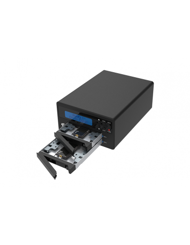 Stardom 2 Bay UR2-B32+ LCD display of  M.2 NVMe...