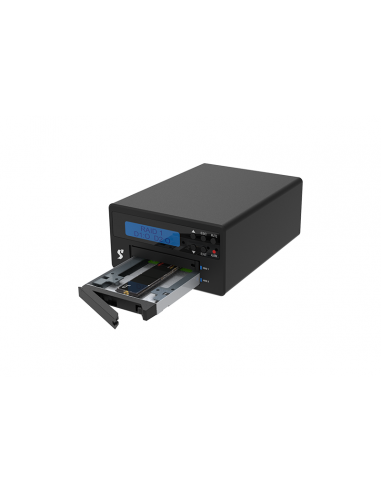 Stardom 2 Bay UR2-B32+ LCD display of  M.2 NVMe...
