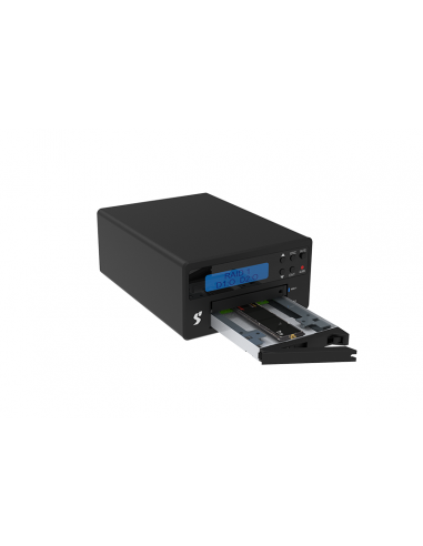 Stardom 2 Bay UR2-B32+ LCD display of  M.2 NVMe...