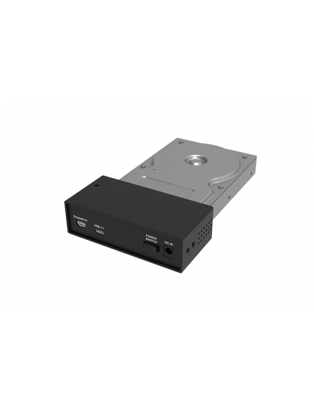 Stardom 3S2U+ Adapter to support 1 x 3.5" / 2.5" SATA HDD/SSD. Support Power Delivery +DisplayPort c