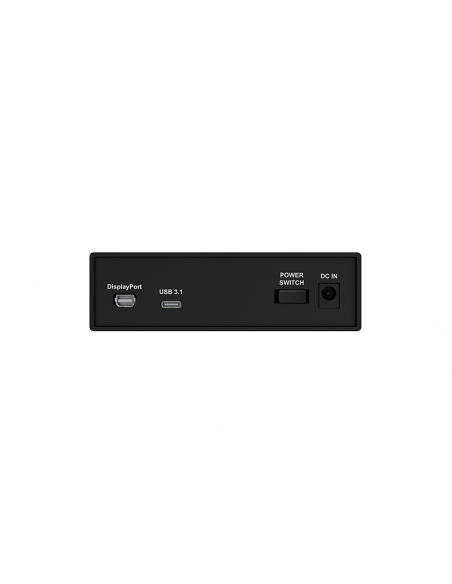 Stardom 3S2U+ Adapter to support 1 x 3.5" / 2.5" SATA HDD/SSD. Support Power Delivery +DisplayPort c