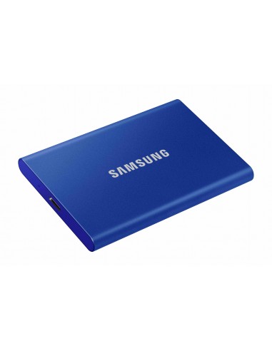 Samsung SSD T7 Azul 2TB, USB 3.2, 3 Años Garantía. 1000MB/seg. MU-PC2T0H/WW. Canon Digital Incluido