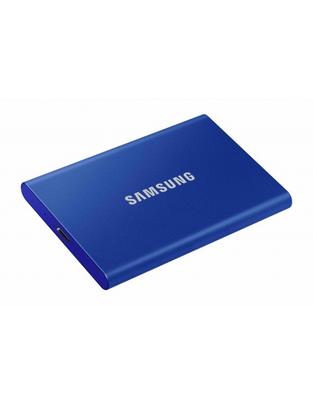 Samsung SSD T7 Azul 2TB, USB 3.2, 3 Años Garantía. 1000MB/seg. MU-PC2T0H/WW. Canon Digital Incluido