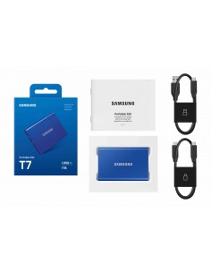 Samsung SSD T7 Azul 2TB, USB 3.2, 3 Años Garantía.... 2