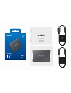 Samsung SSD T7 Gris 2TB, USB 3.2, 3 Años Garantía.... 2