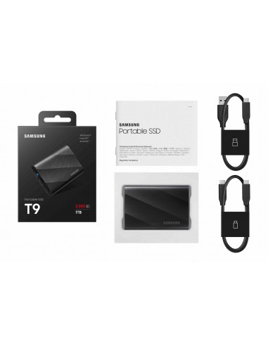 Samsung SSD T9 Gris 1TB, USB 3.2, 5 Años...
