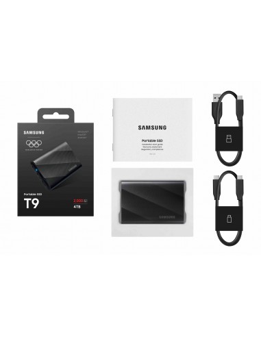 Samsung SSD T9 Gris 4TB, USB 3.2, 5 Años...