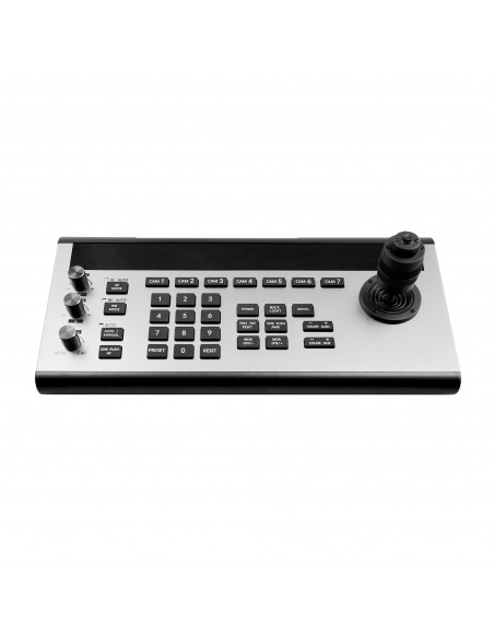 SZPUAS Controlador de cámara PTZ por IP de múltiples protocolos, Joystick 4D