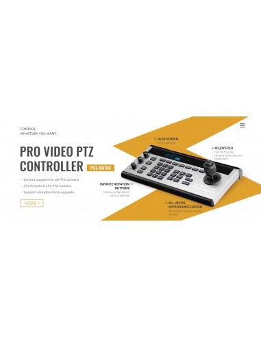SZPUAS Controlador de cámara PTZ por IP de...