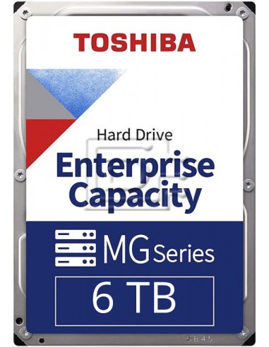 Toshiba Enterprise 6TB SATA 6.0GB/s 7200rpm 512MB 3.5" 512e - Canon Digital Incluido