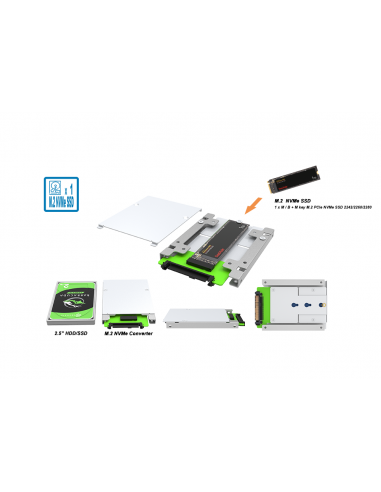Stardom Conversor UBOX Mini M.2 NVMe SSD into...