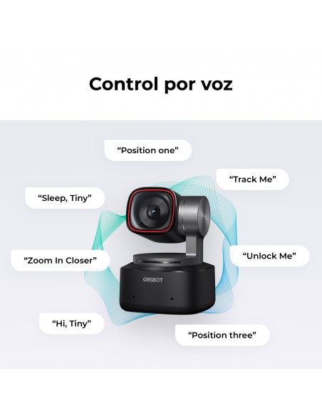 OBSBOT Tiny 2 Remote Combo. Incluye 1 Tiny 2 y 1 Tiny Smart Remote 2
