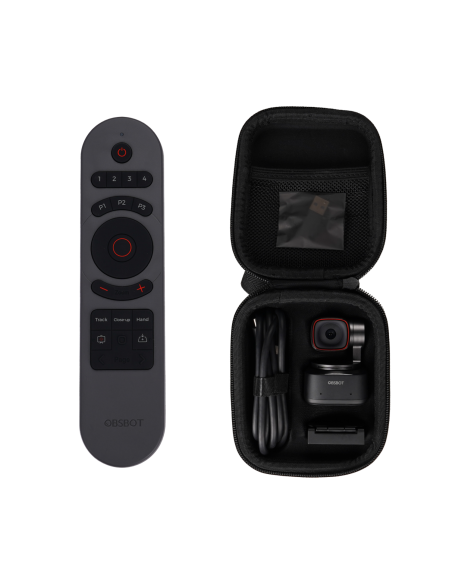 OBSBOT Tiny 2 Remote Combo. Incluye 1 Tiny 2 y 1 Tiny Smart Remote 2