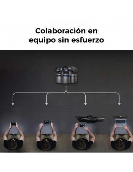 OBSBOT Talent Multi-Cam Live Streaming Studio. Incluye 1 Talent, 3 Cámaras Tail Air, Control Remoto, 3 Licencias NDI