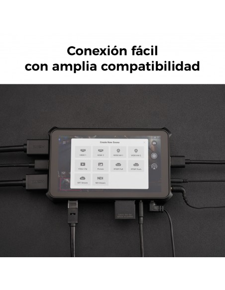 OBSBOT Talent Multi-Cam Live Streaming Studio. Incluye 1 Talent, 3 Cámaras Tail Air, Control Remoto, 3 Licencias NDI